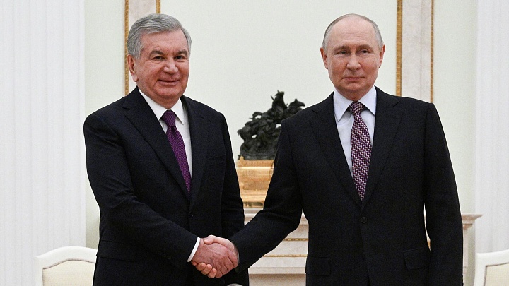 Кремль обнародовал повестку переговоров Путина и Мирзиёева